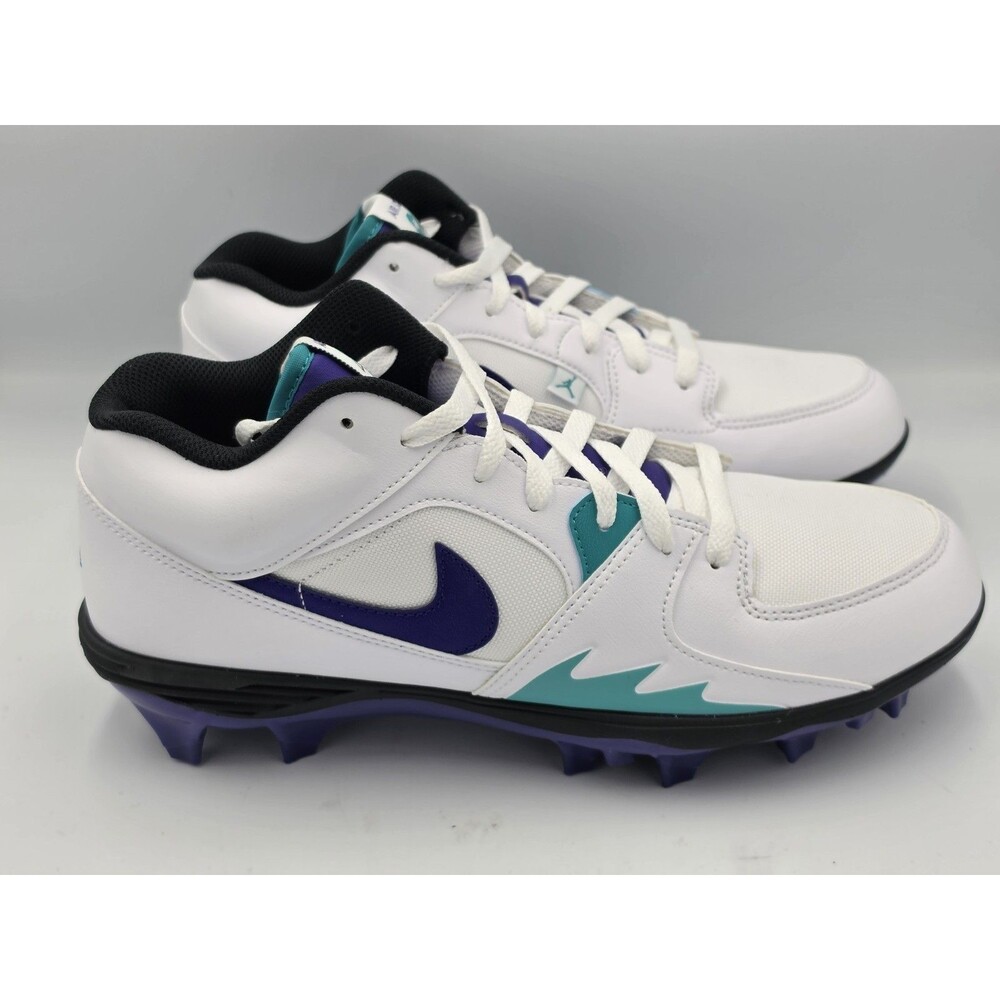 Jordan Stadium 90 Grape Low MCS White Baseball Cleats Mens Size 10.5 HQ0211-105